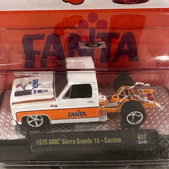 New M2 Machines Fanta 1975 GMC Sierra Grande 15 - Custom CHASE Model Truck - Picture 6 of 7
